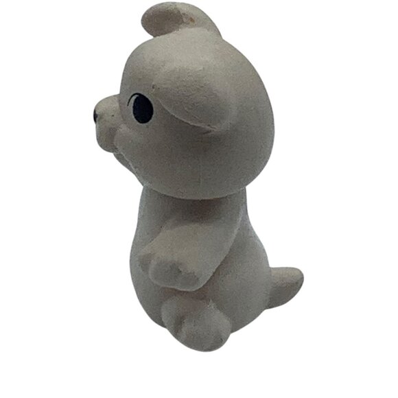 Vtg 1990s Cute Puppy Figurine PVC 2" Animal Toy Playset Part Durable - Picture 2 of 6